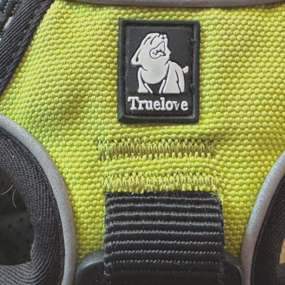 TRUE LOVE Adjustable No Pull Harness, Reflective, Neon Yellow, Small - Picture 6 of 16